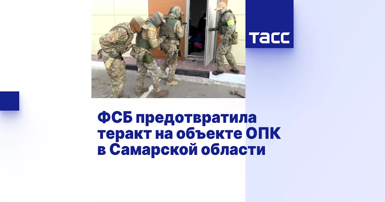 ФСБ предотвратила теракт на объекте ОПК в Самарской области