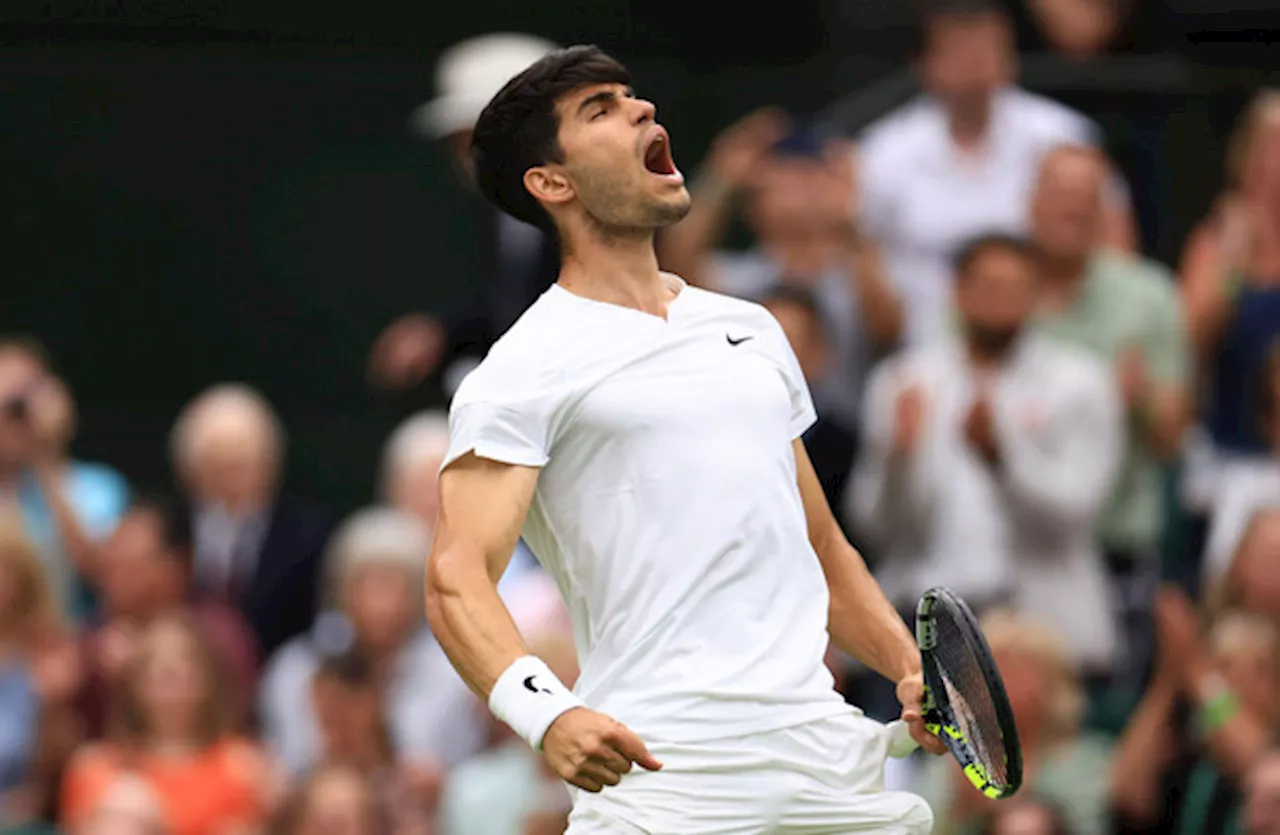 Alcaraz dodges bullet to beat Tiafoe in Wimbledon 5-set thriller