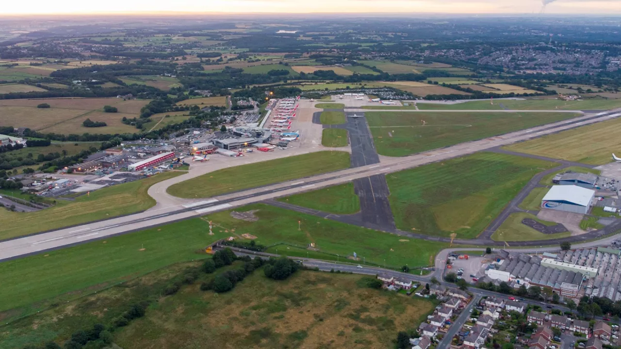 Leeds Bradford Airport chaos as runway closes with flights diverted due to ’emergency’...