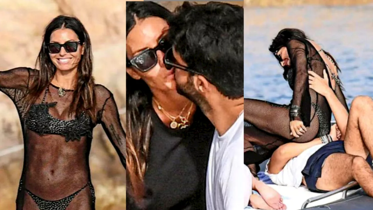 Elisabetta Gregoraci, scoppia la passione in mare col compagno Giulio: i paparazzi riprendono tutto