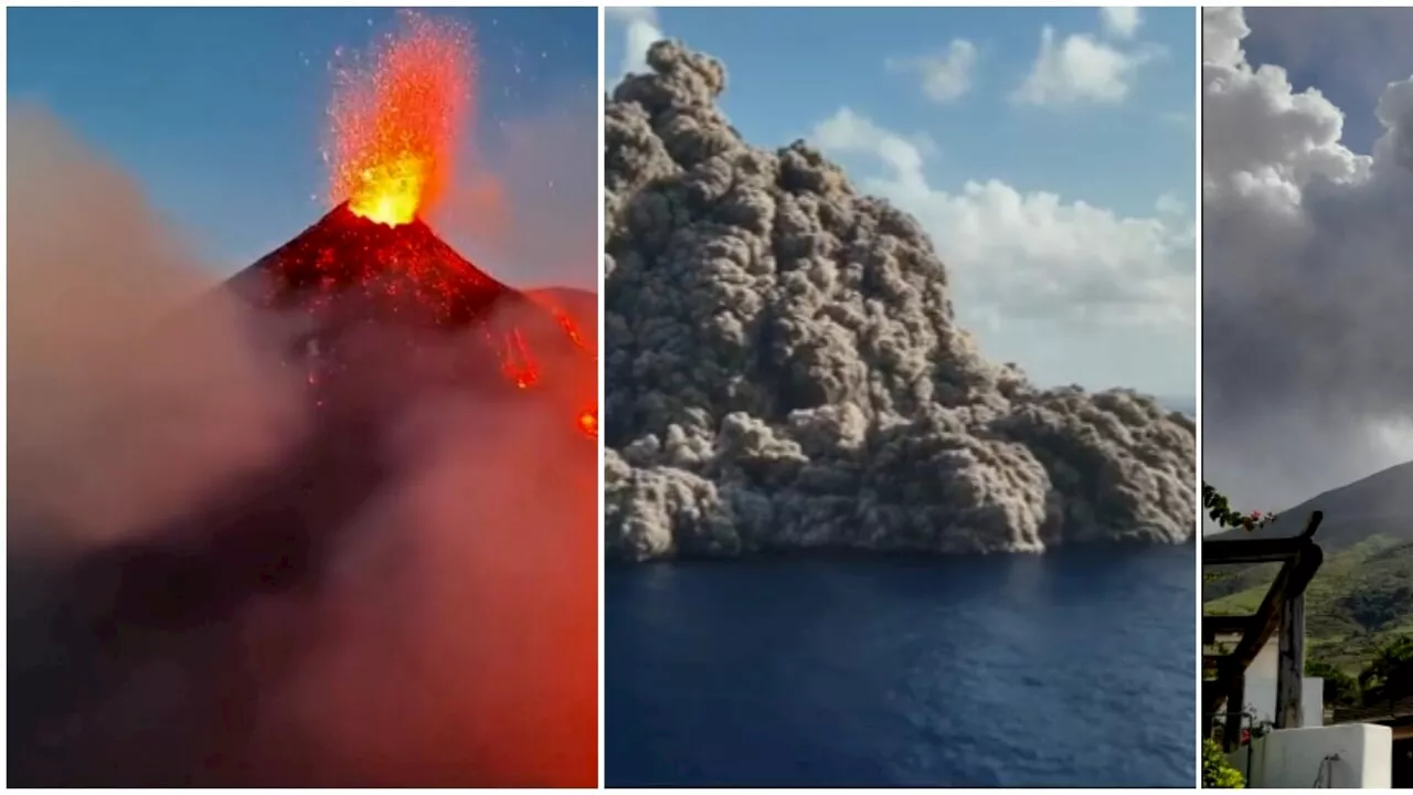 Spazio aereo chiuso dopo l'eruzione dell'Etna, allerta rossa per Stromboli: la situazione attuale