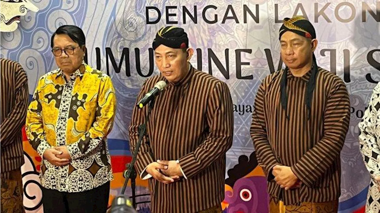 Gelar Wayang Kulit, Kapolri Ingatkan Tugas Polri Amankan Pilkada Serentak 2024