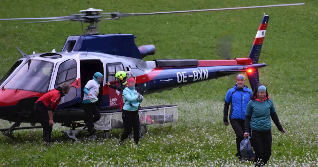 Urlauberfamilie musste im Zillertal von knapp 3000 Meter geborgen werden