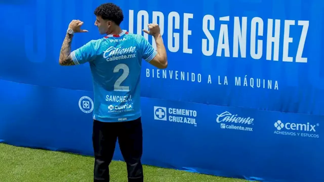 Jorge Sánchez vive “un sueño” tras ser presentado con Cruz Azul