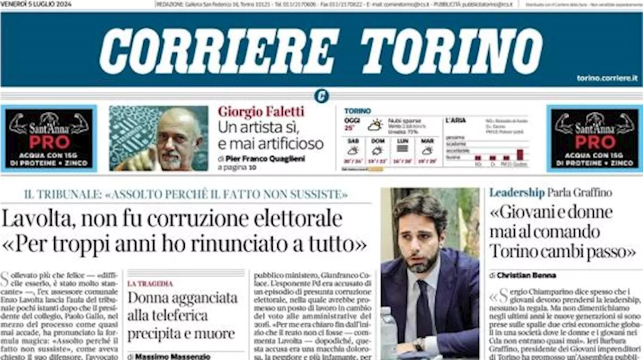 Il Corriere di Torino avvisa in prima pagina: 'Due derby della Mole in sessanta giorni'