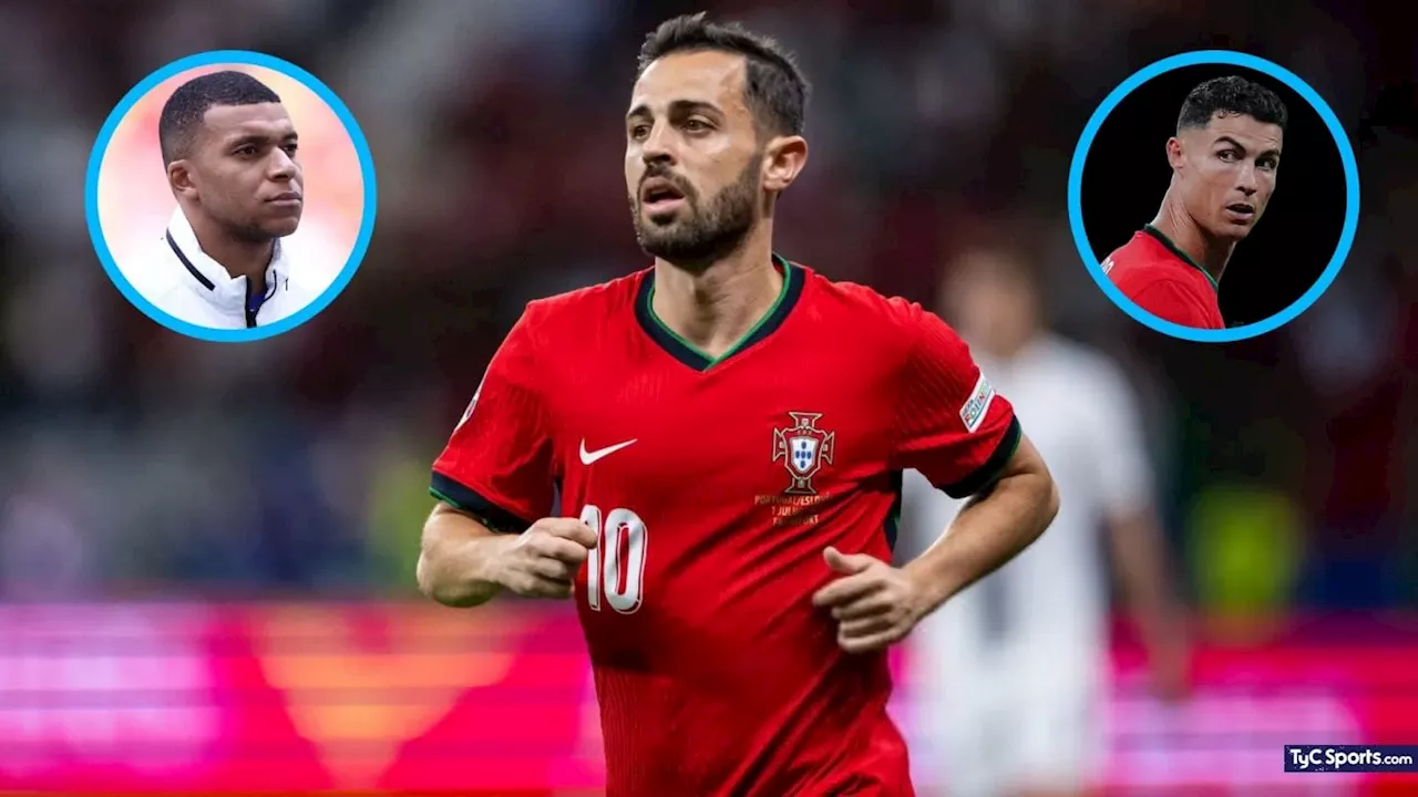 Bernardo Silva le restó importancia al flamante duelo entre CR7 y Mbappé