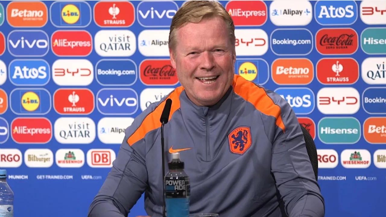 Koeman heeft messcherpe opmerking richting Driessen en krijgt lachers op de hand