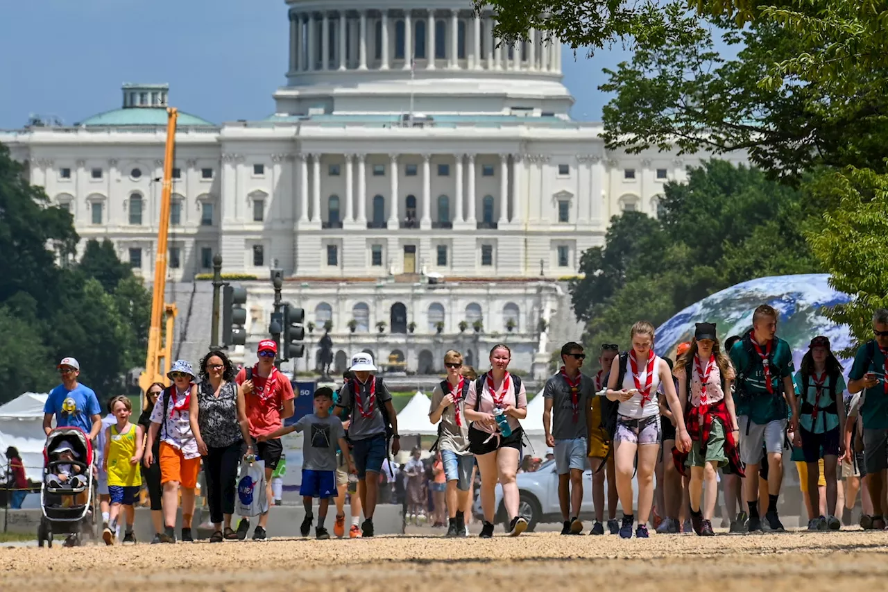 Friday, the week’s hottest day in D.C., was humid, too