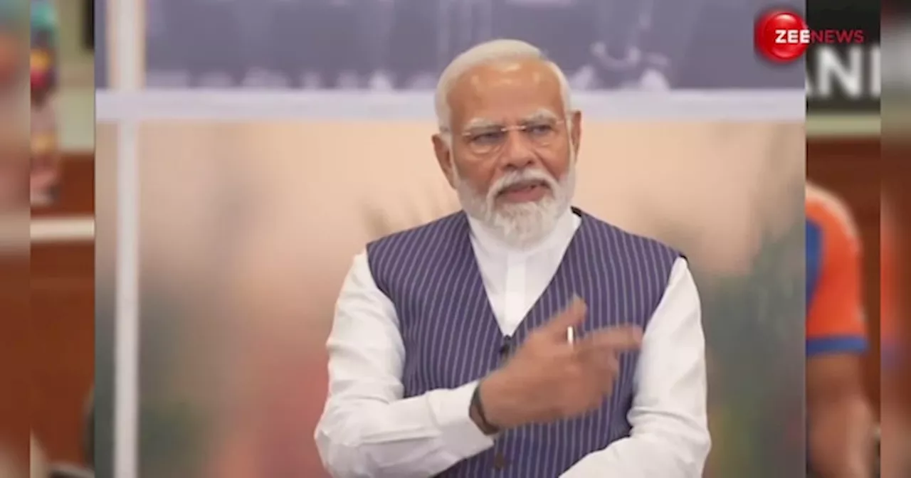 महफिल जमी तो गूंजे ठहाके, PM मोदी ने की हिंद के सितारों से बातचीत, सामने आया video