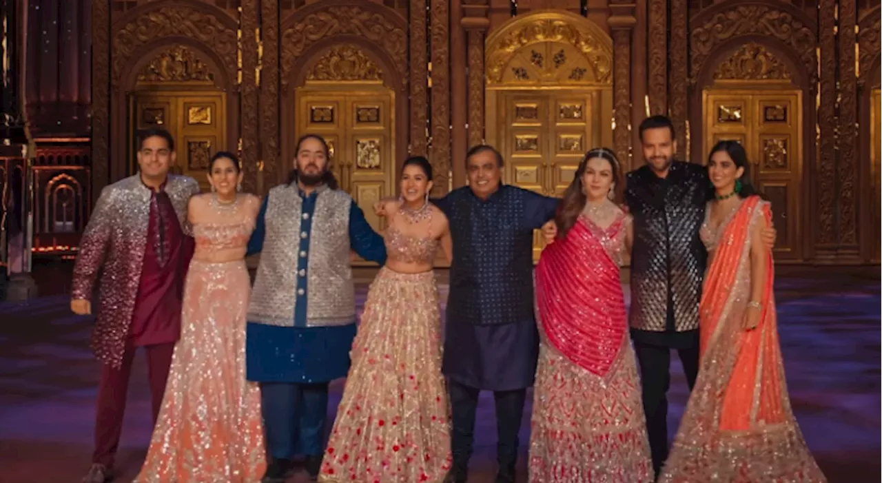 Ambani family wins hearts with startling dance performance at sangeet ceremony