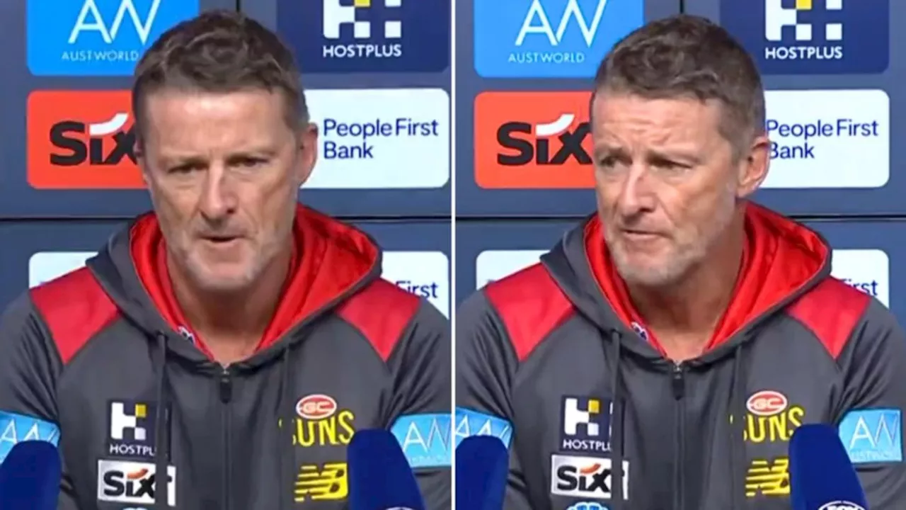 ‘Angry’ Damien Hardwick drops F-bomb in post-match presser after horror Gold Coast defeat