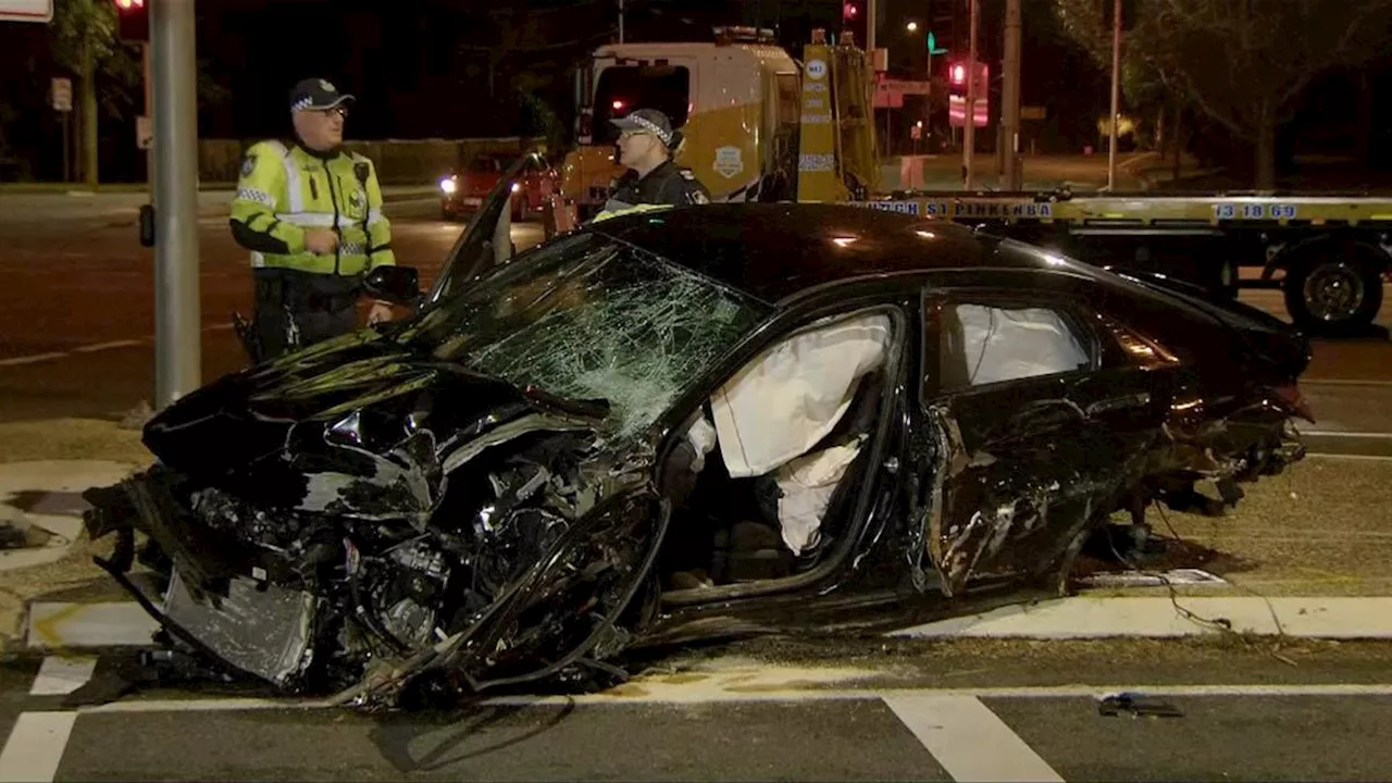 Boy seriously injured in Bridgeman Downs crash with stolen car as police search for driver