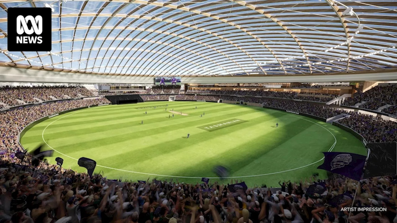 New images of Hobart's proposed Macquarie Point AFL stadium released