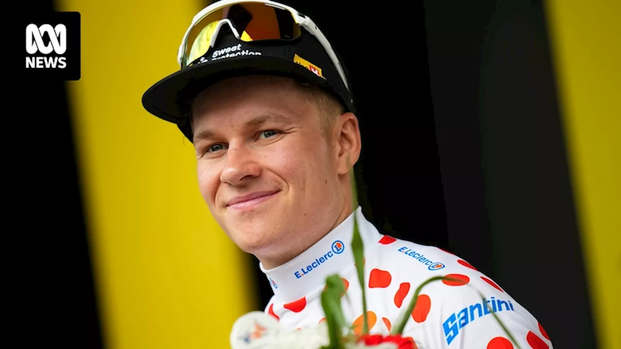 Tour de France cyclist Jonas Abrahamsen gains 20kg to become king of the mountain leader