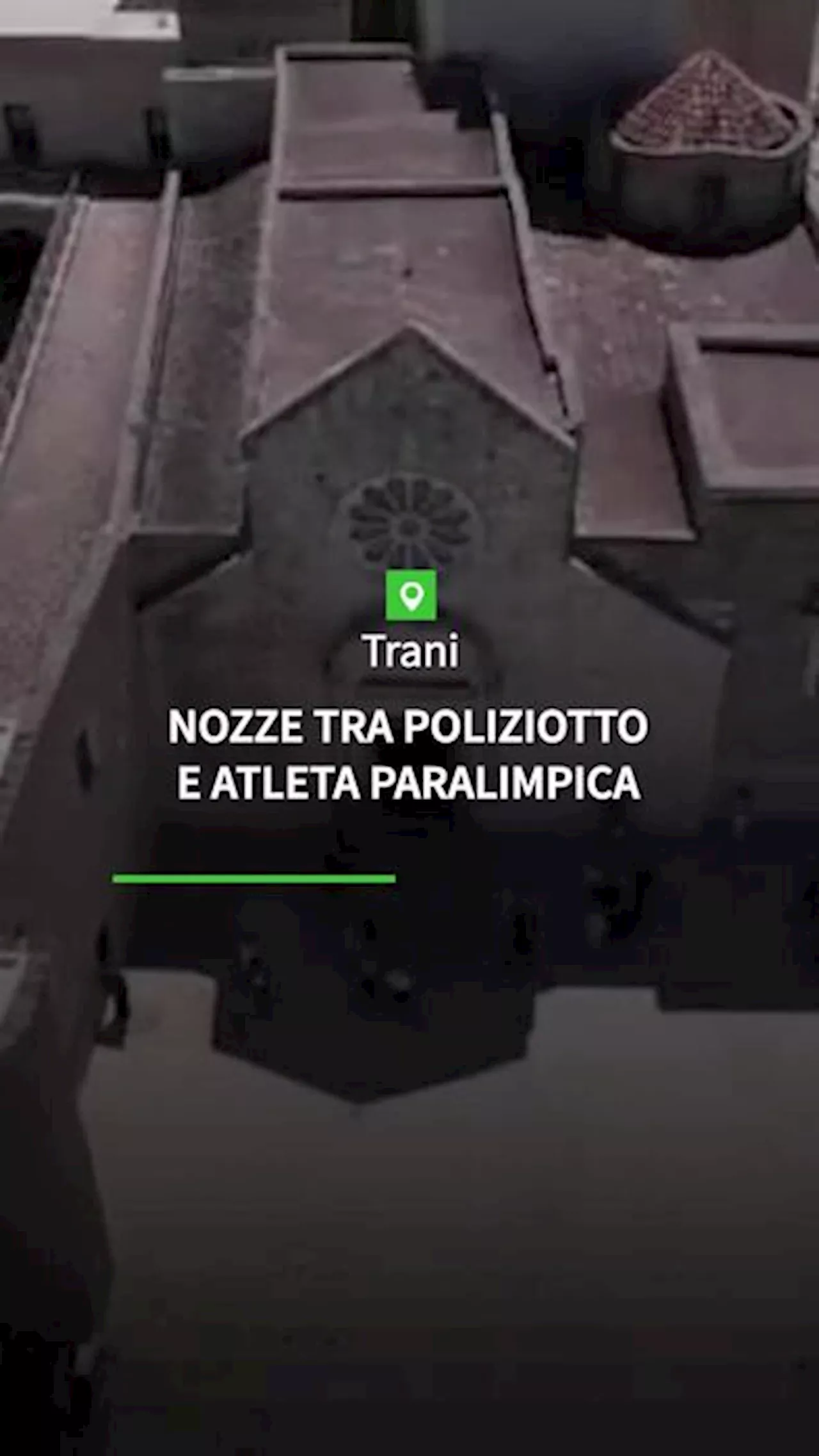 Nozze tra poliziotto e atleta paralimpica