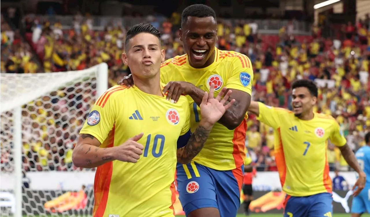 Colombia goleó a Panamá y espera por Brasil O Uruguay en semifinales