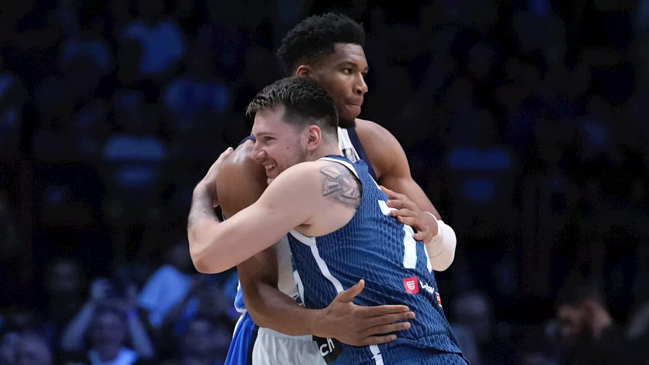 Giannis Antetokounmpo, Greece beat Luka Doncic, Slovenia to advance to Olympic qualifying final