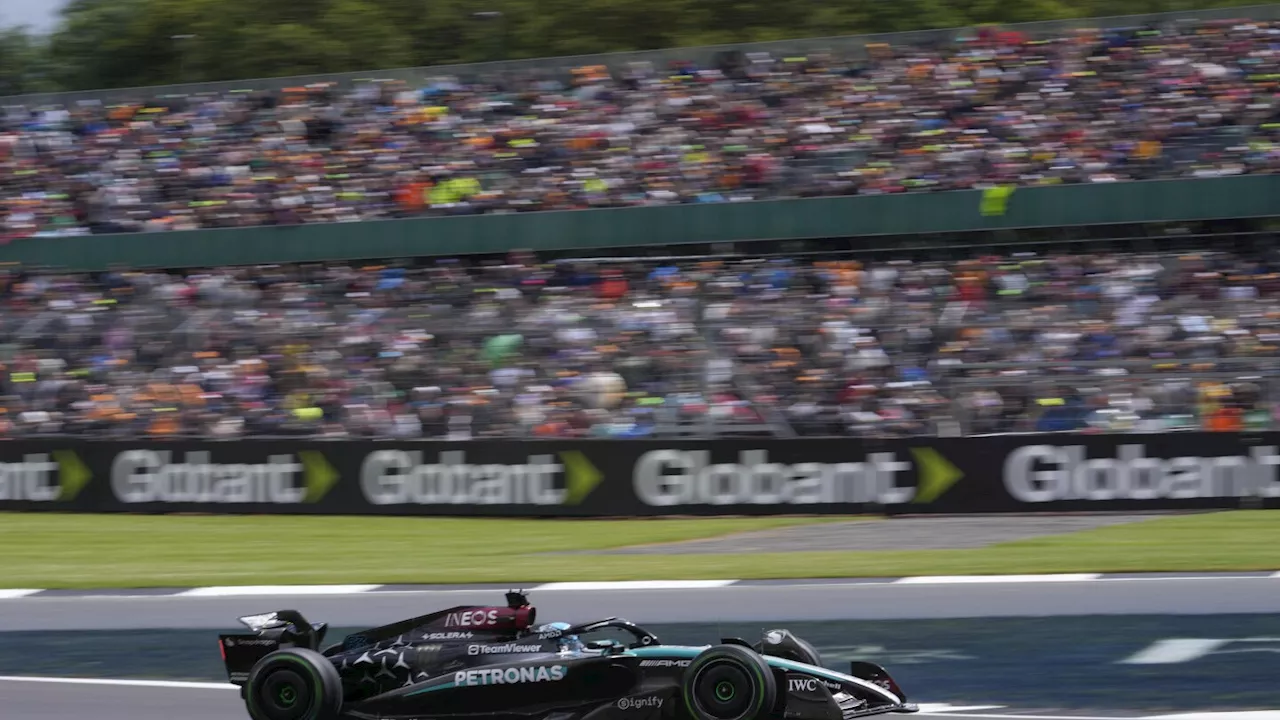 Russell beats Hamilton to take pole position for the British GP, with Norris in third