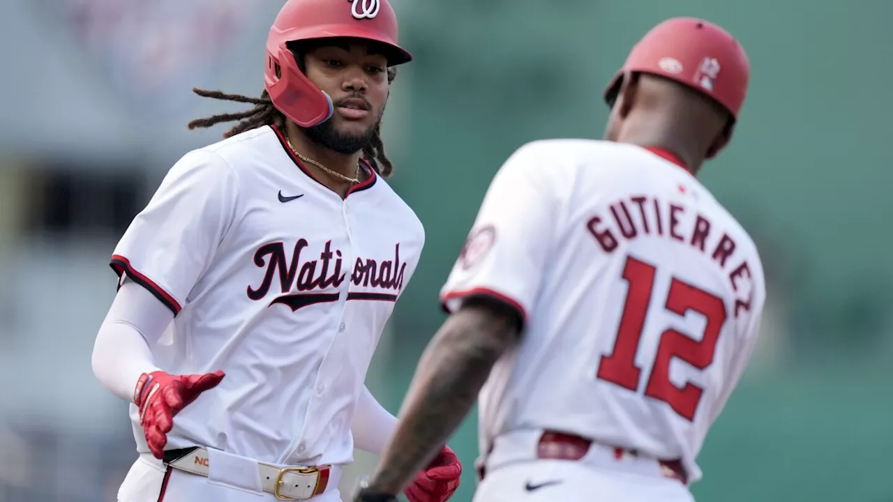 Top prospect James Wood hits first major league homer as Nationals cruise past Cardinals 14-6