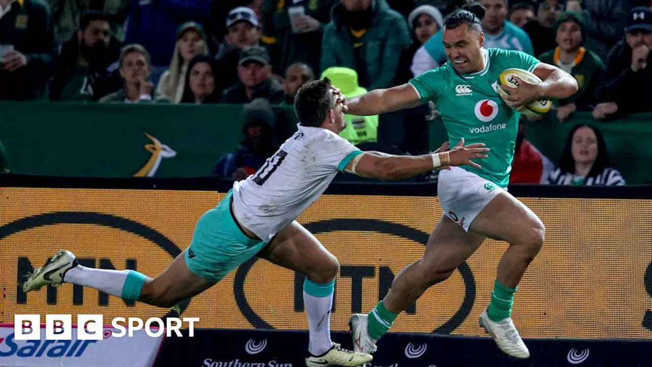 South Africa 27-20 Ireland: World champions South Africa edge Ireland in first Test