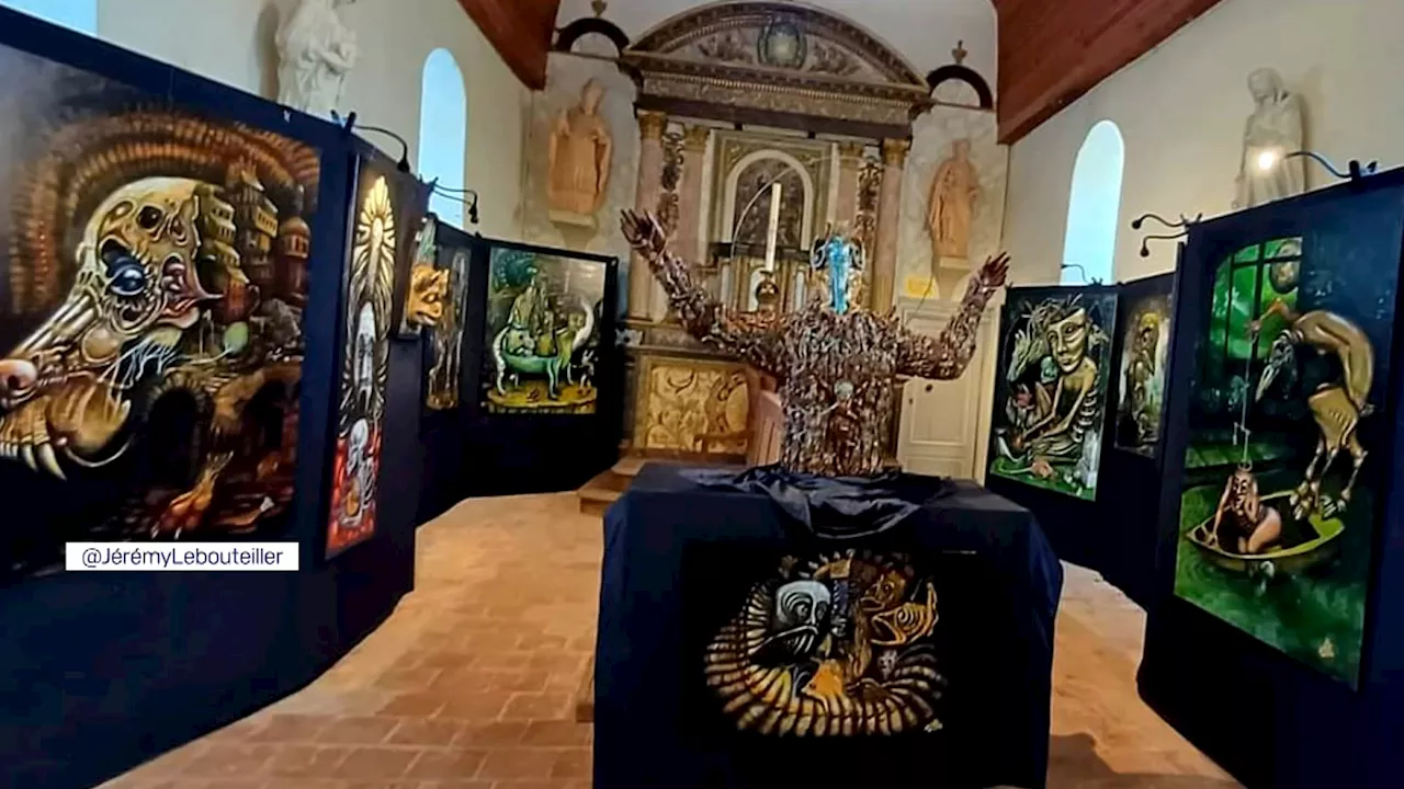 Accusée d'être 'sataniste', l'exposition d'un artiste normand retirée d'une église