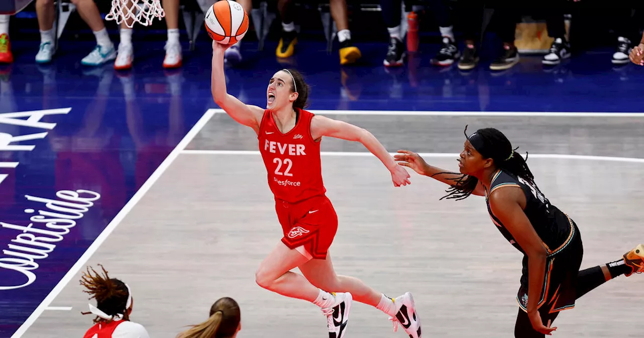 Caitlin Clark rallies Fever past Liberty 83-78 with first triple-double by WNBA rookie