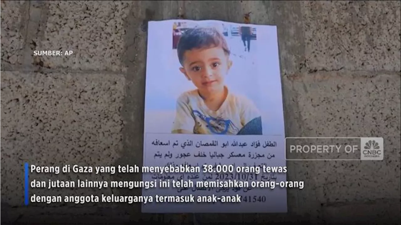 8 Bulan Perang, 21 Ribu Anak-anak Gaza Hilang & Terpisah Dari Keluarga