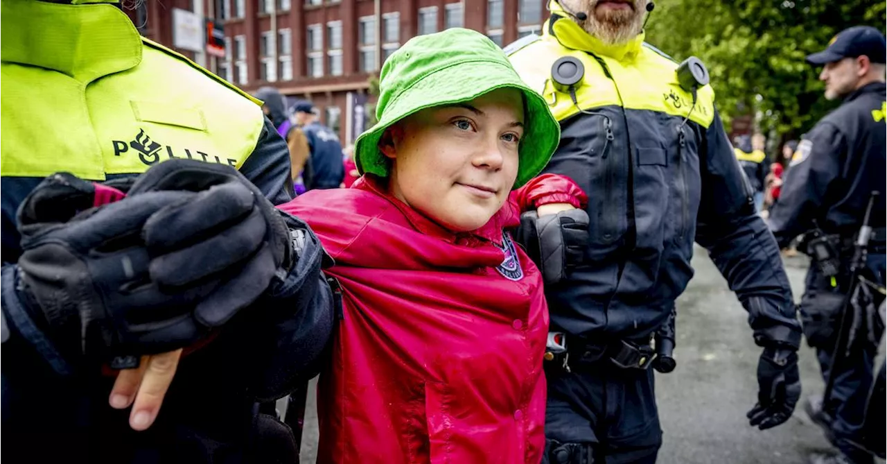 Greta Thunberg bei Klimaprotest in Den Haag festgenommen