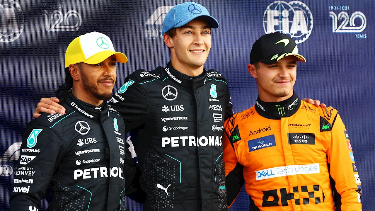 Russell in pole su Hamilton, prima fila Mercedes nelle qualifiche di Silverstone! Sainz 7°, Leclerc eliminato in Q2