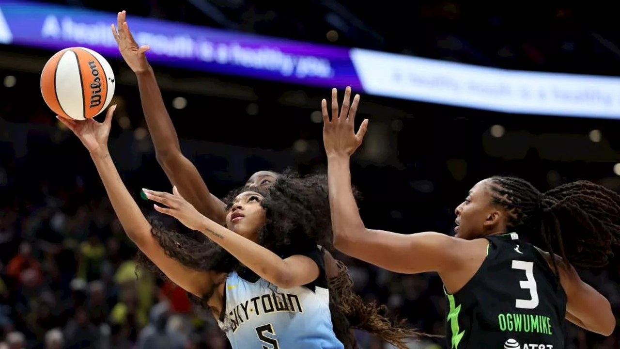 Chennedy Carter, Angel Reese lead Sky to 88-84 win over Seattle Storm