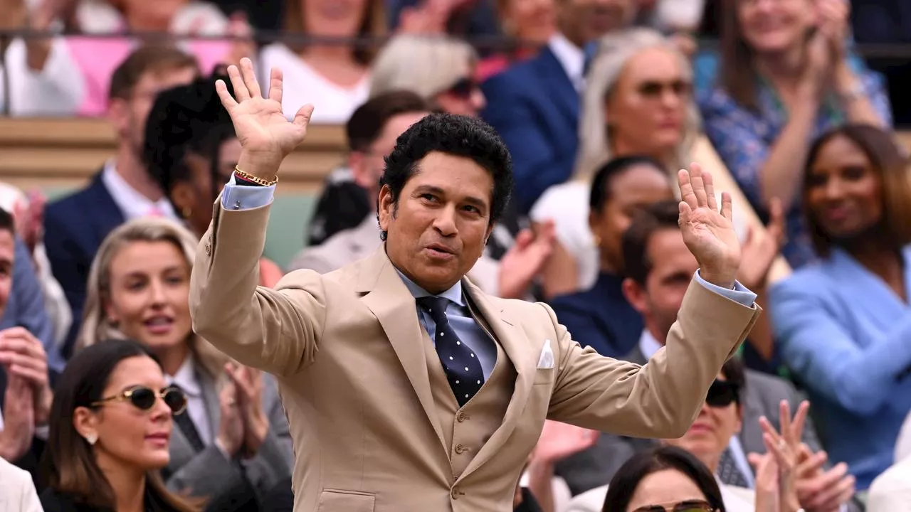 Sachin Tendulkar feted at Wimbledon as England’s Euros triumph disrupts the ‘Djoker’ on a star-studded day in London