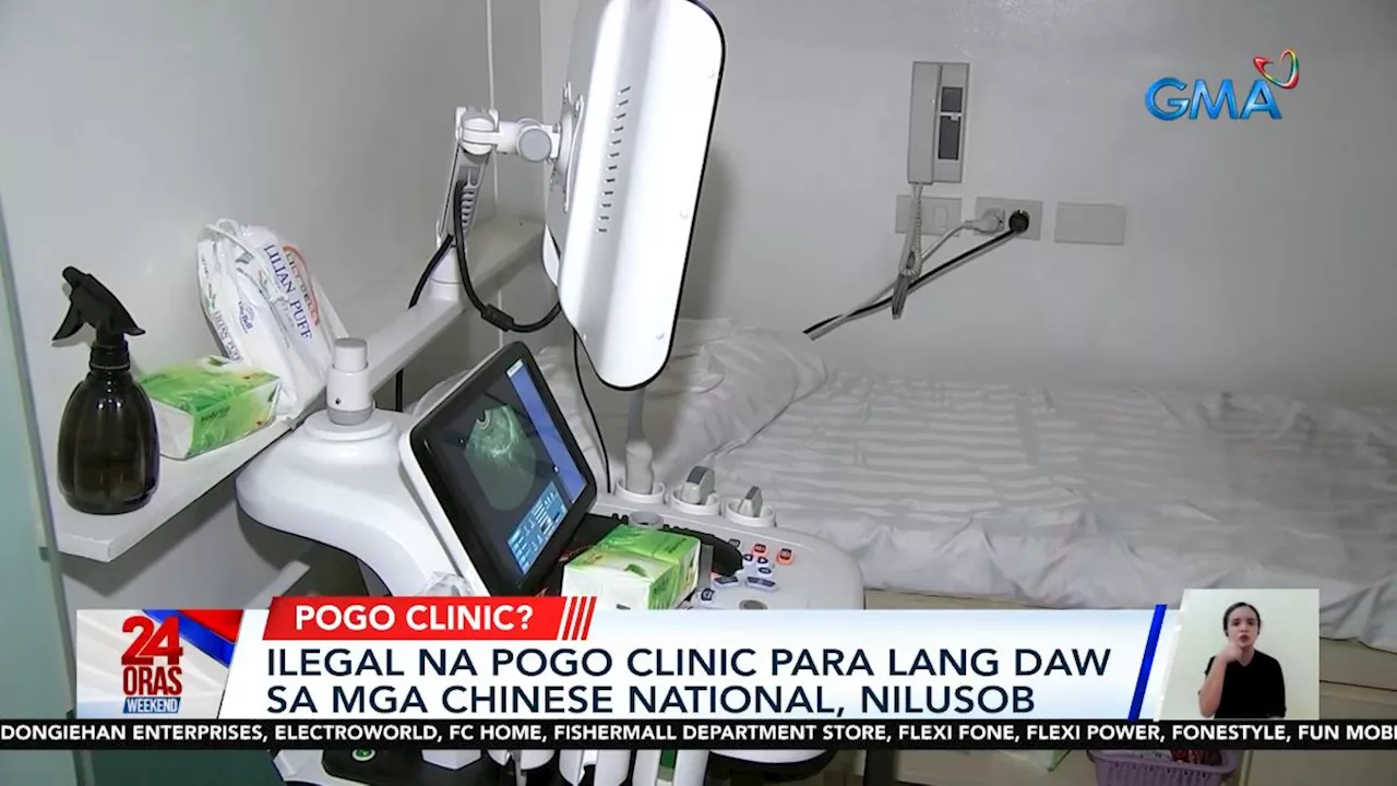 NBI raids illegal clinic that caters to Chinese POGO workers