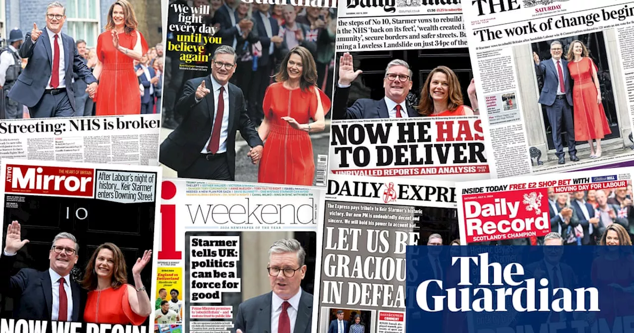 ‘Now we begin’: what the papers say after Keir Starmer takes reins as UK prime minister