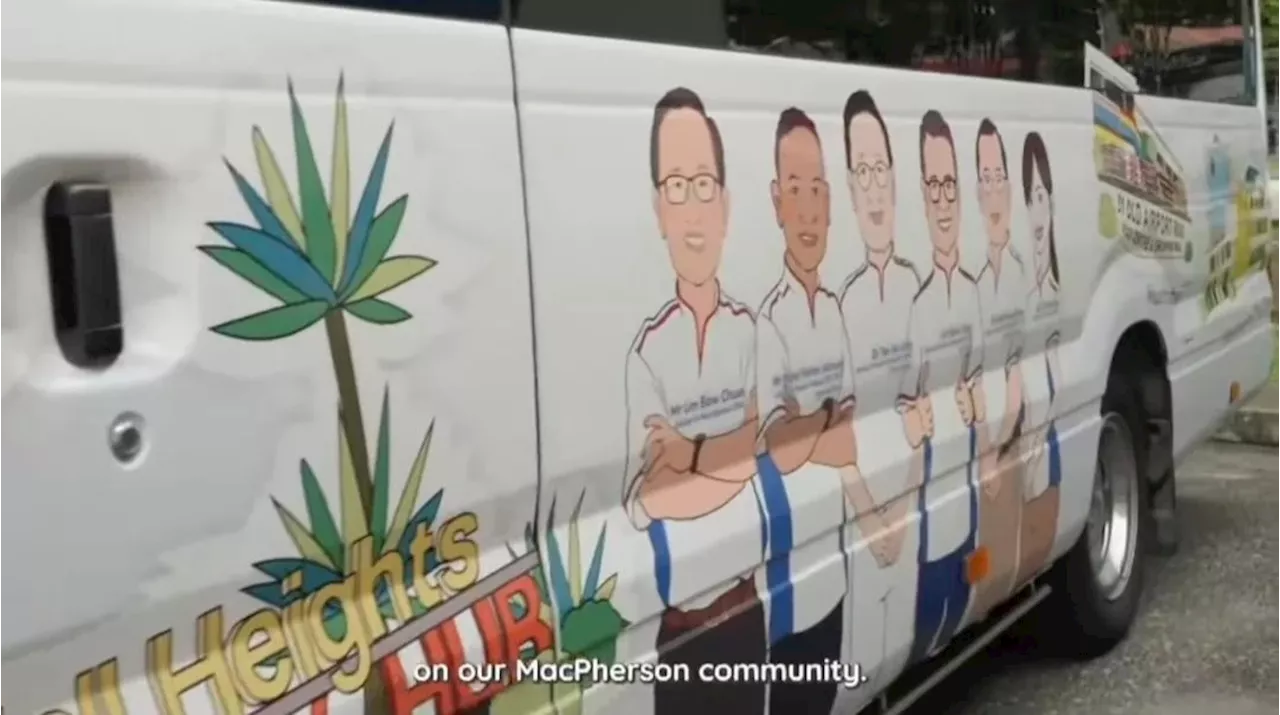 Are shuttle buses “unofficial election ads” since they bear the images of MPs?