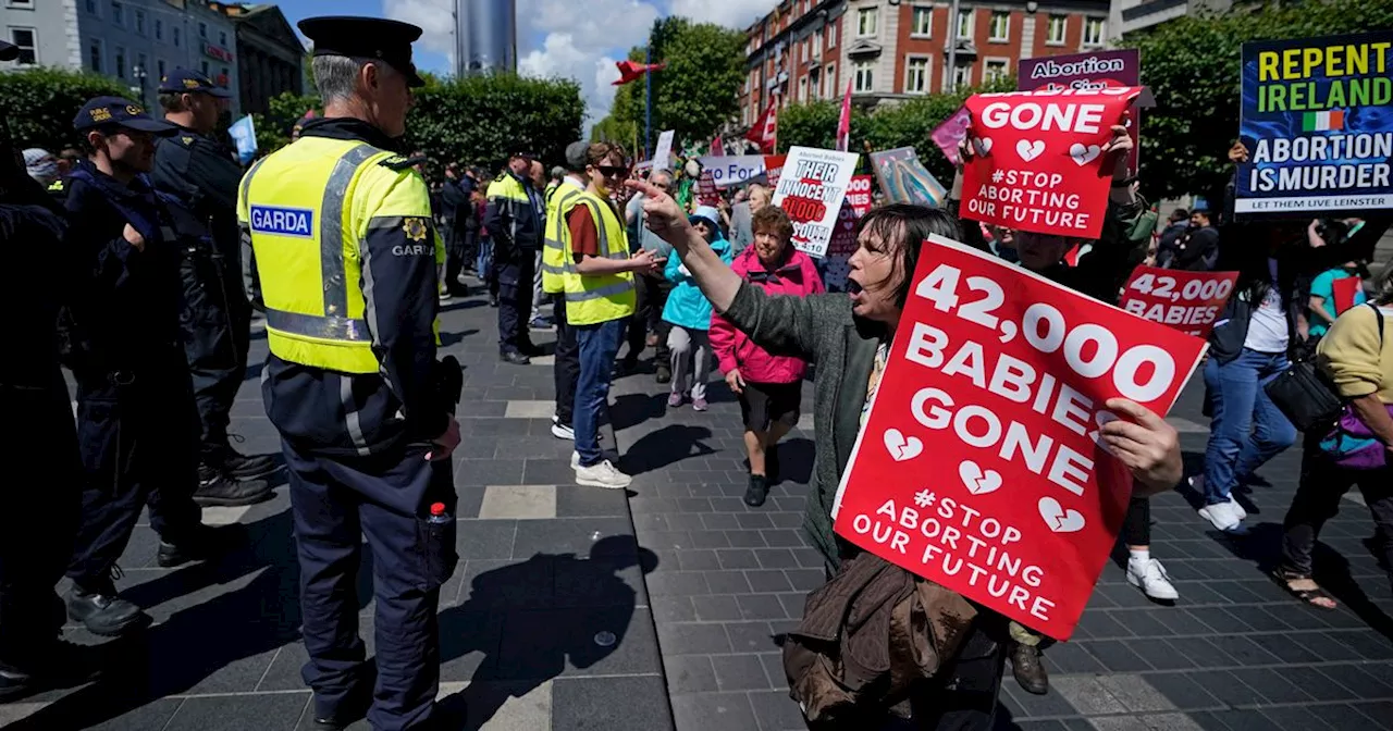 Thousands take part in anti-abortion rally through Dublin