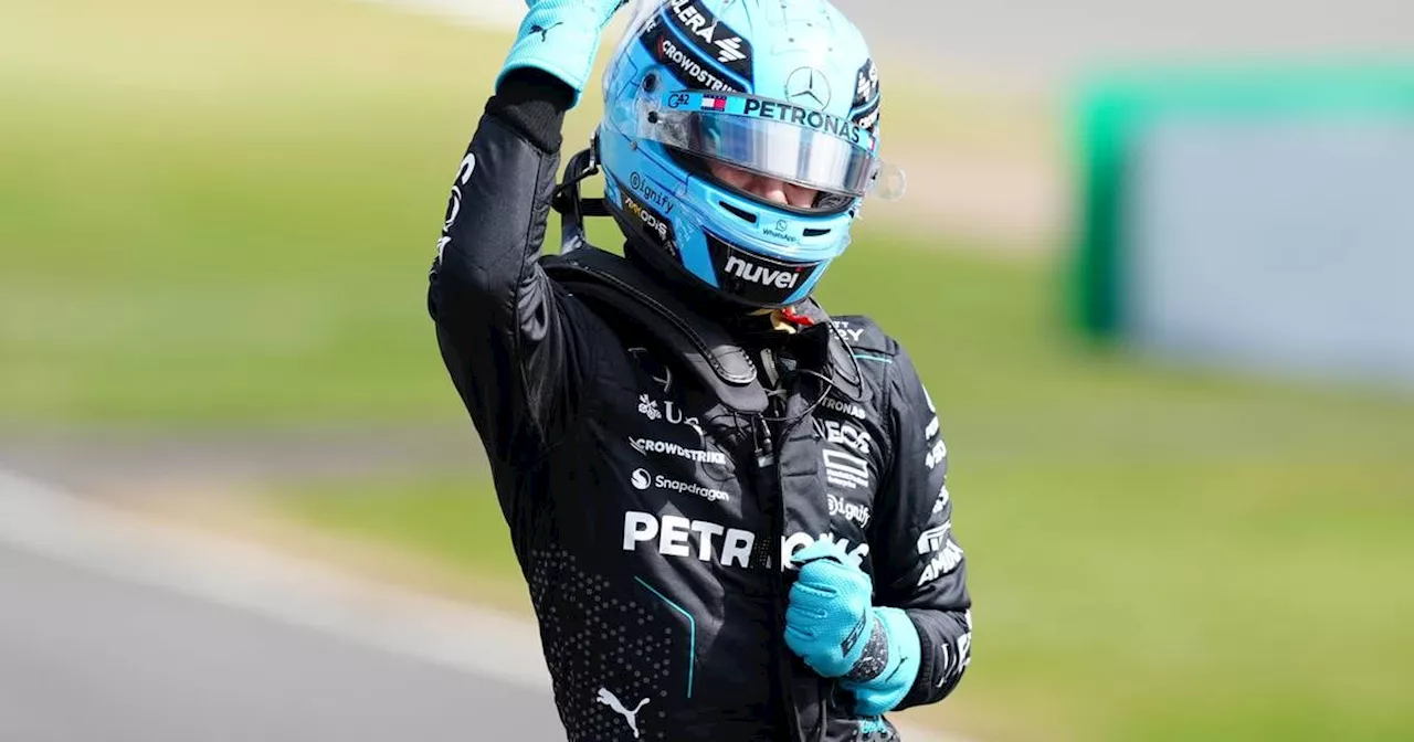 George Russell pips Lewis Hamilton and Lando Norris to British Grand Prix pole