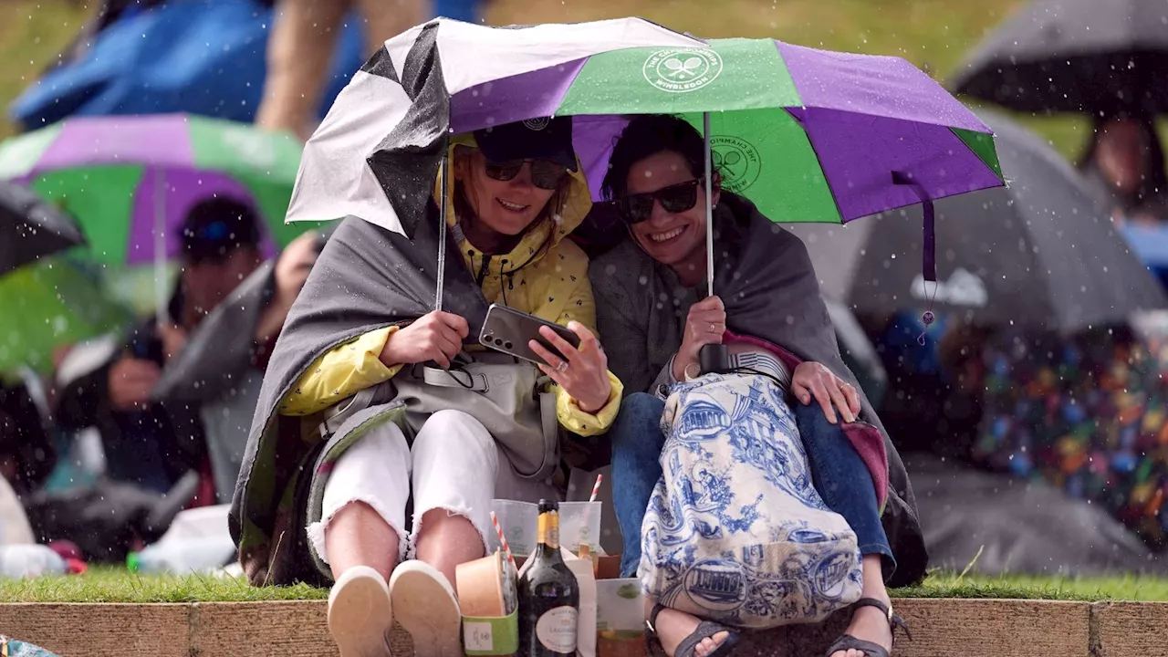 Heavy rain on way again which could affect Wimbledon and British Grand Prix