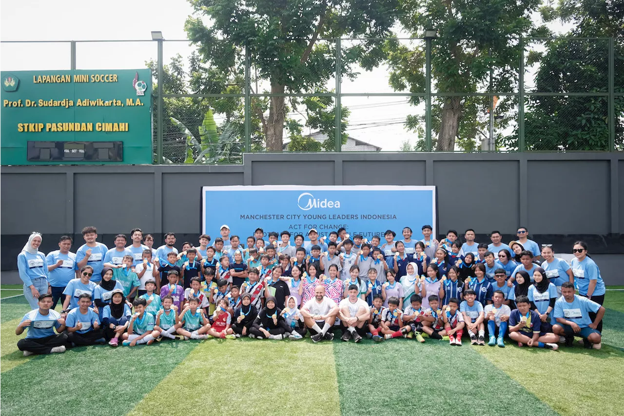 Midea Gandeng Manchester City Wujudkan Komunitas Sepak Bola Global di Bandung