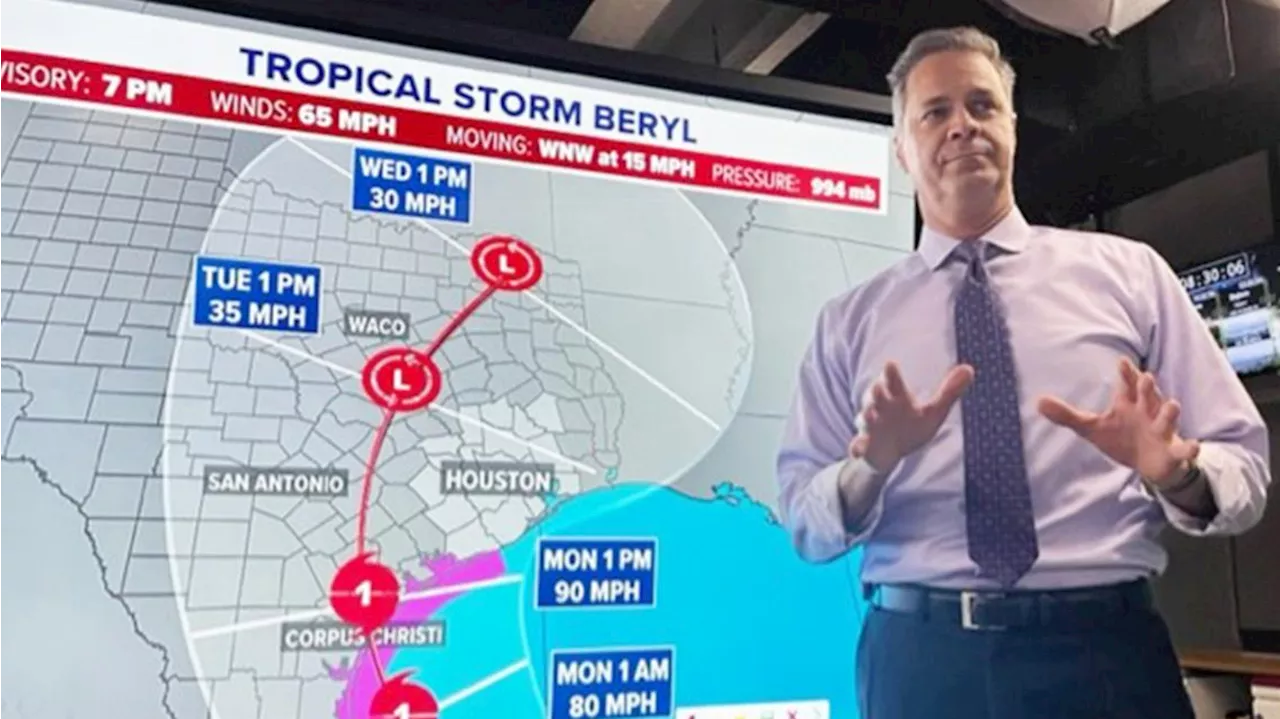 Chief Meteorologist David Paul's message to people in the Houston area ahead of Beryl