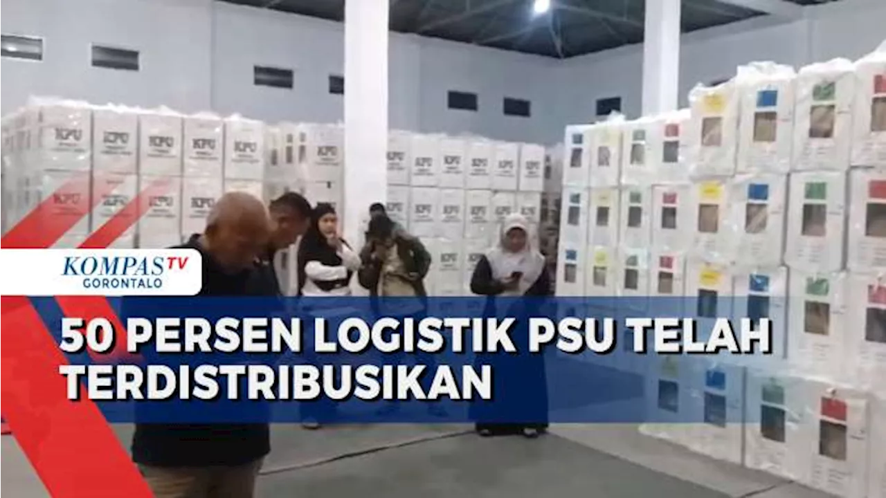 50 Persen Logistik PSU di Dapil Gorontalo 6 Telah Terdistribusikan