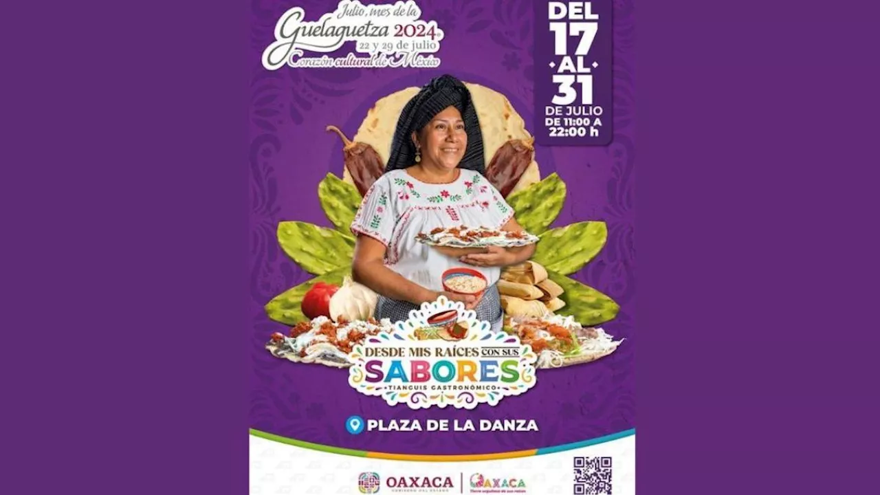 Realizarán tianguis gastronómico “Desde mis raíces con sus sabores” en la Plaza de la Danza