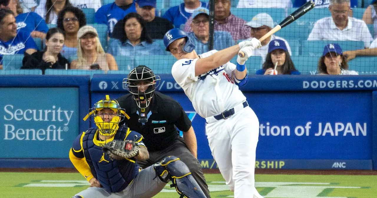 Will Smith hits three home runs as offense carries Dodgers past Brewers