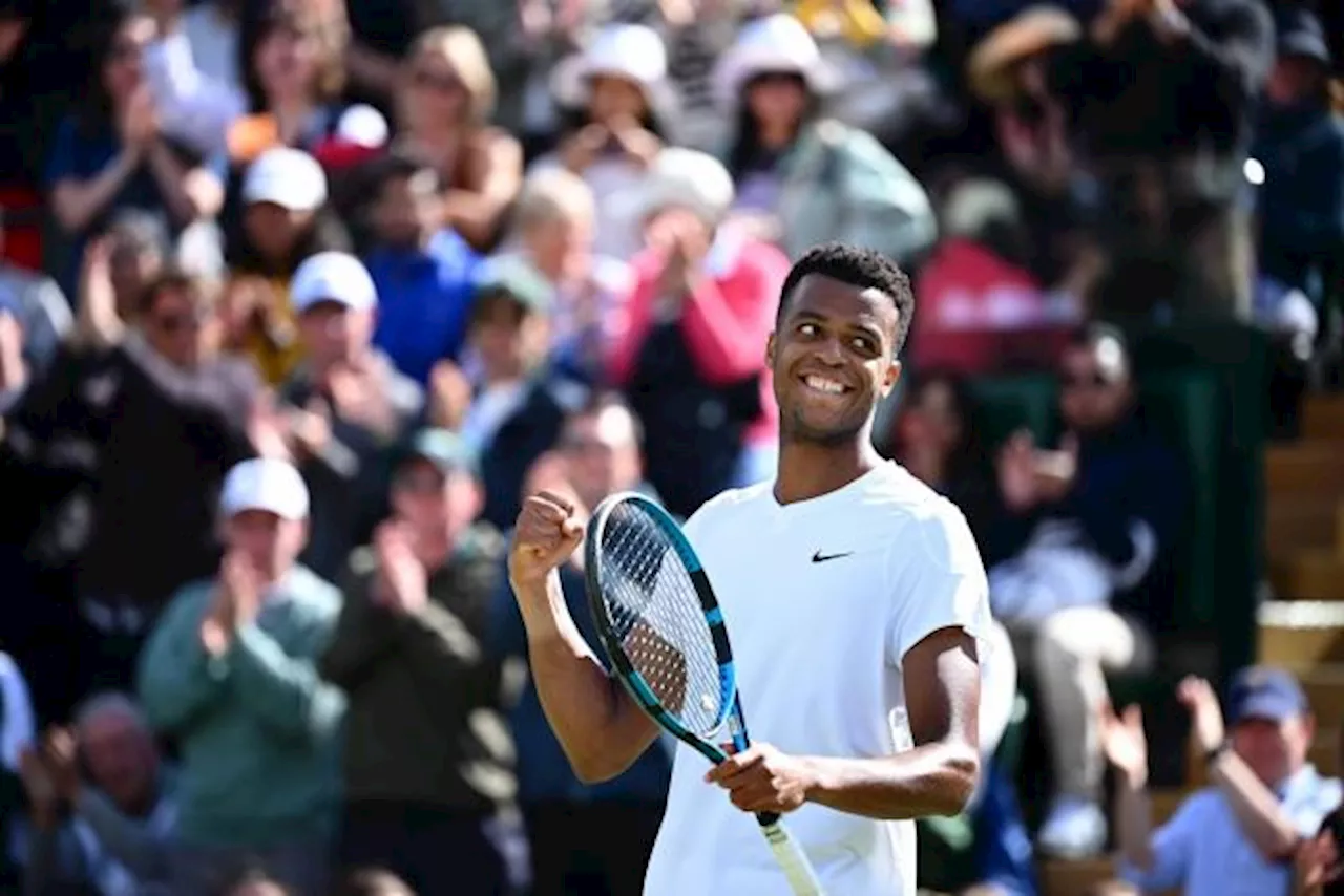 Giovanni Mpetshi Perricard en huitièmes de finale pour son premier Wimbledon