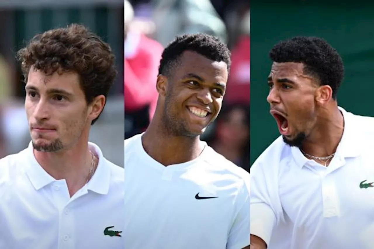 Trois Français en huitièmes, l'herbe de Wimbledon devient bleue