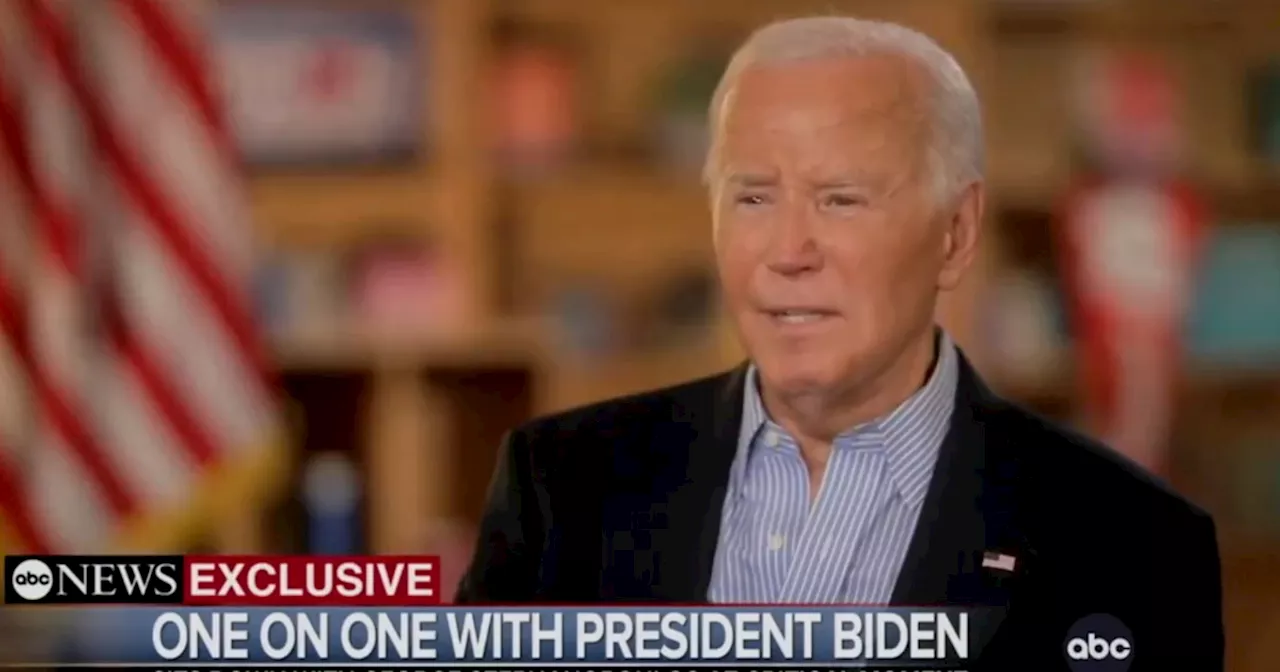 Biden, l'intervista alla Abc: "Non credo", la frase che lo affossa