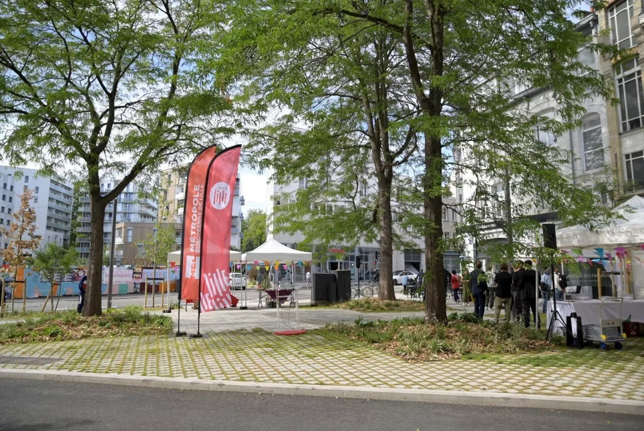 Lille : la place Désirée Bouchée transformée dans le quartier Saint-Maurice Pellevoisin