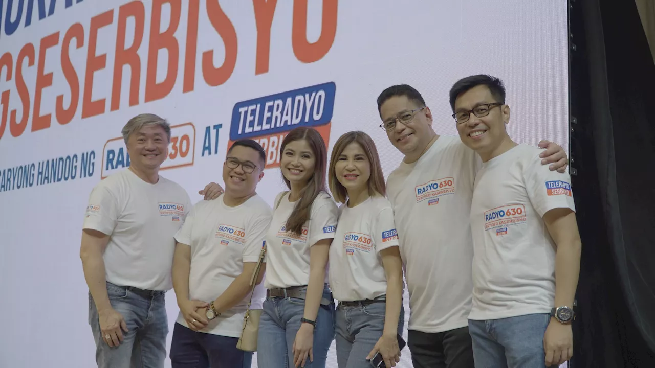Radyo 630 anchors bring joy to the public in 'Nagkakaisa Sa Pagseserbisyo' anniversaery