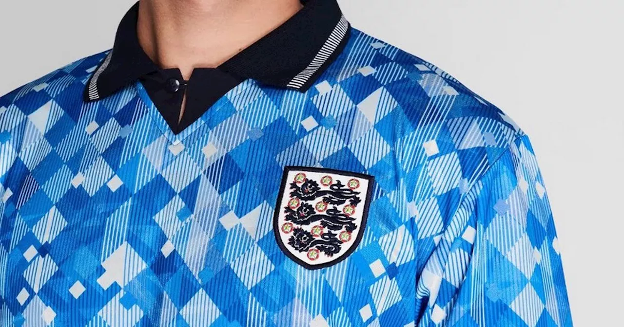 Where to find cheapest retro England football shirts including 1990 Third Shirt