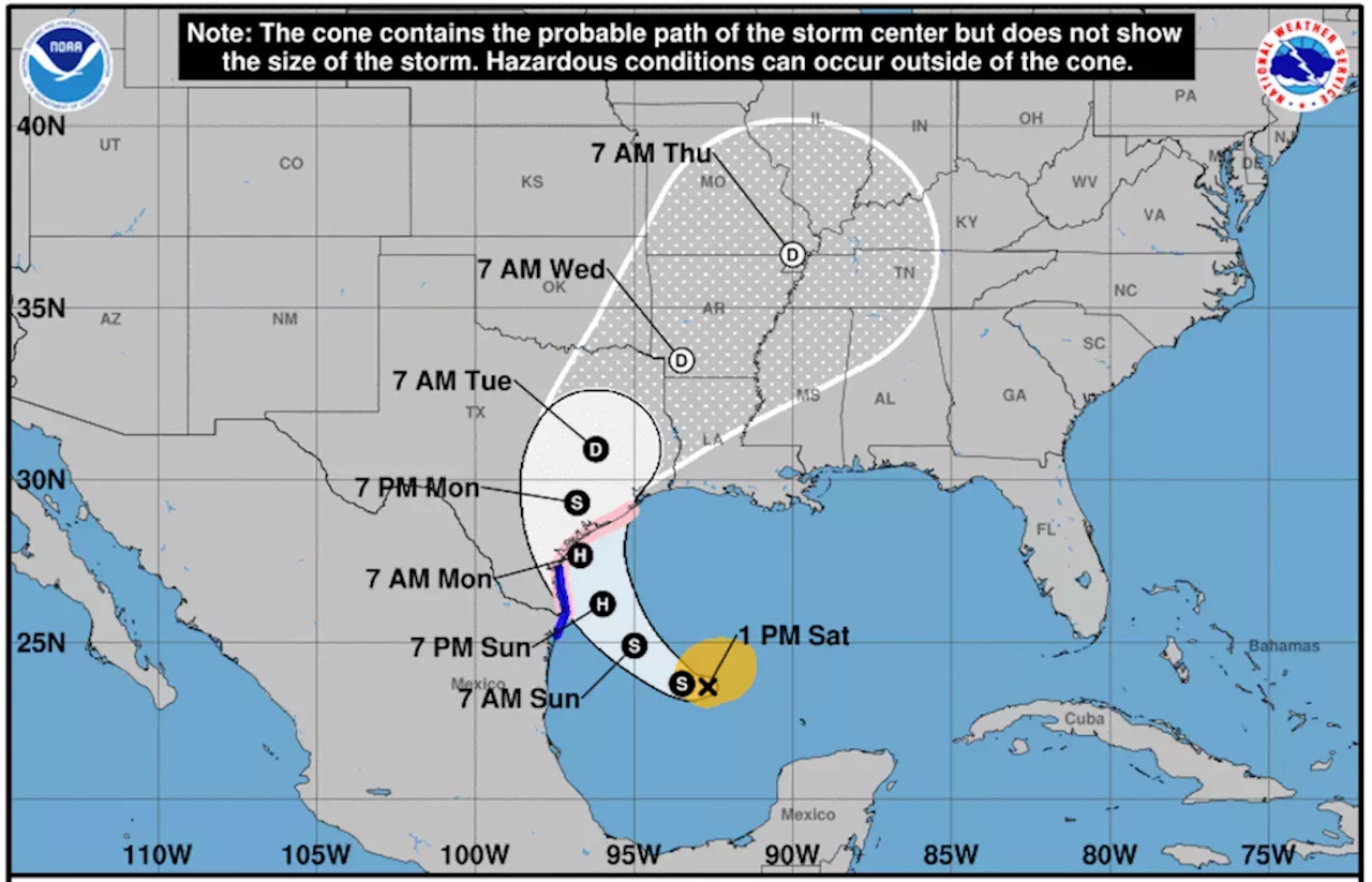 Beryl Expected To Regain Hurricane Strength Before Texas Landfall ...