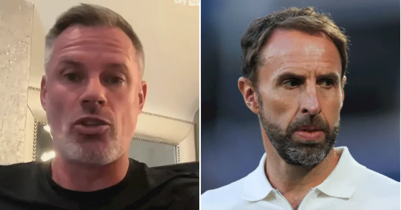 Jamie Carragher baffled by Gareth Southgate decision against Switzerland at Euro 2024